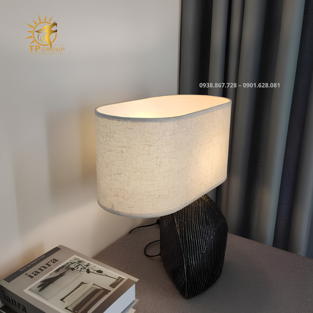 Đèn bàn cao cấp phong cách wabi-sabi