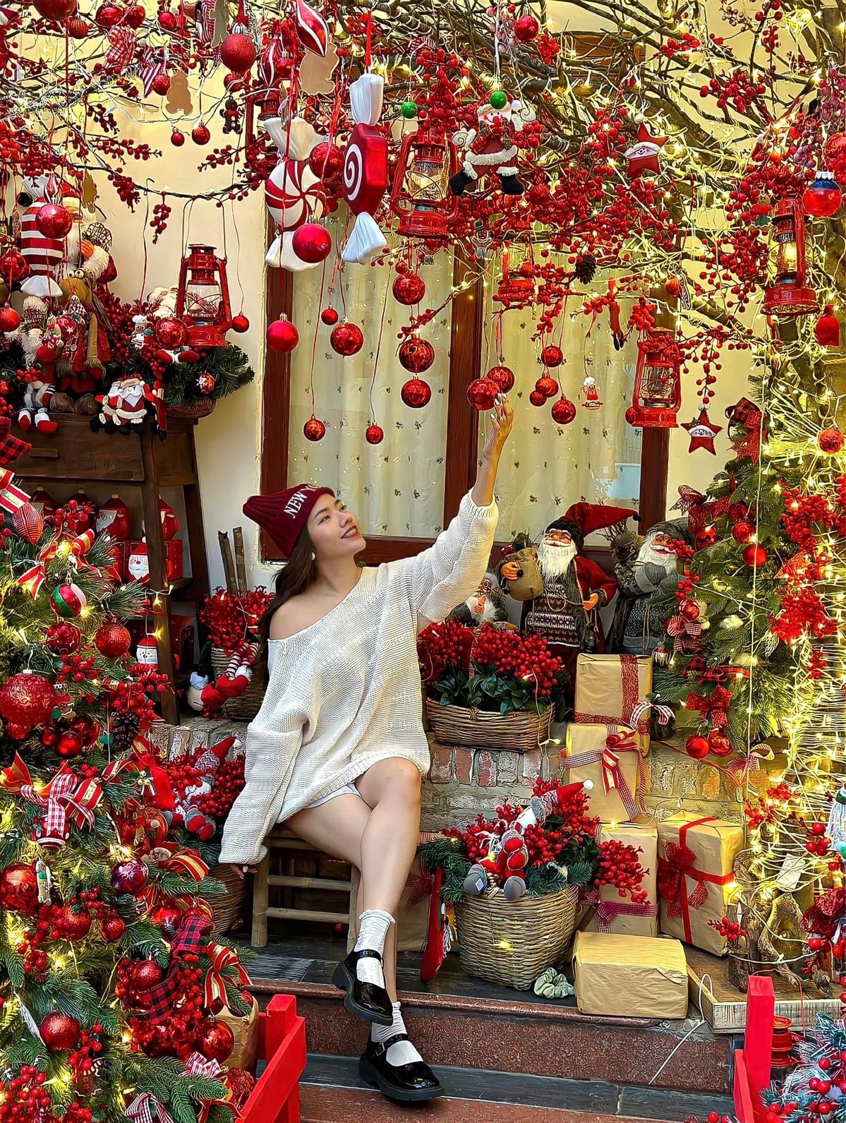 50 mẫu trang trí tiểu cảnh noel 
