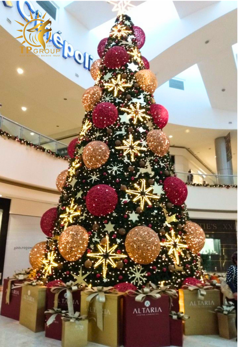 Thiết Kế Thi Công Cây Thông Noel Khổng Lồ 8m–20m 9 Cay thong noel khong lo 4