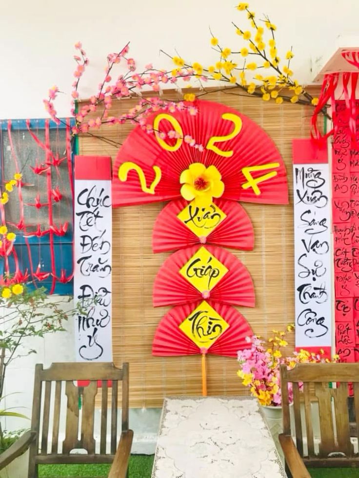 30+ Phong Cách Trang Trí Tết Xưa Và Tết Hiện Đại Đẹp, Ấn Tượng 14 Trang tri Tet voi chu thu phap