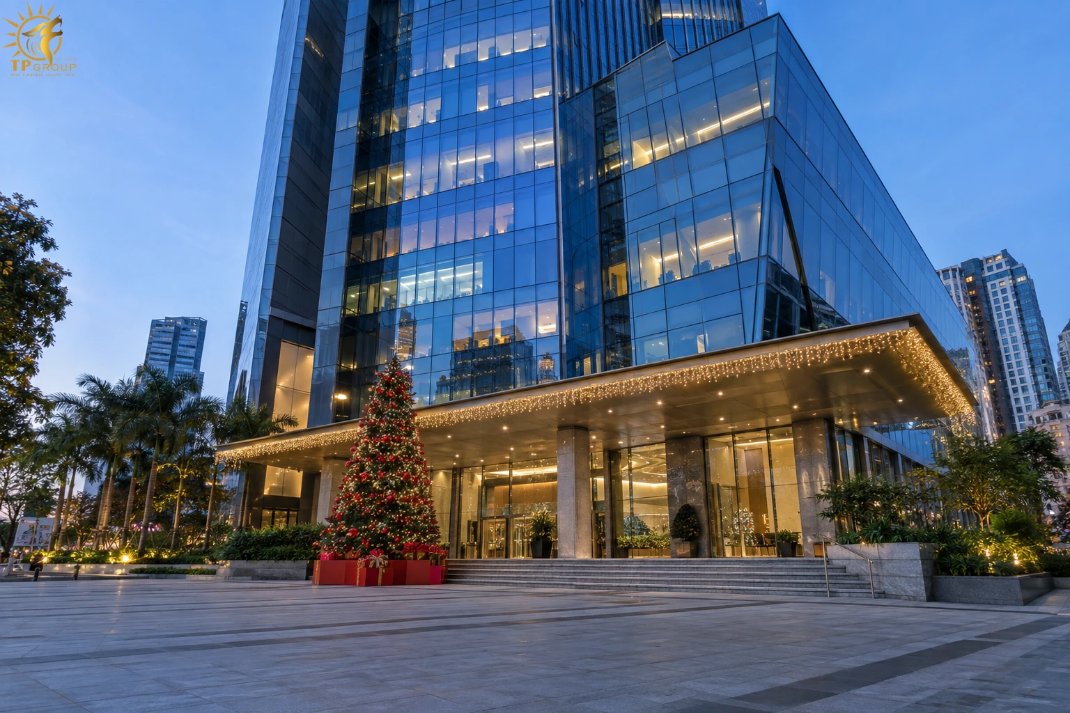Trang Trí Noel Tòa Nhà -Thi Công Mặt Tiền & 10 Ý Tưởng 12 1 1