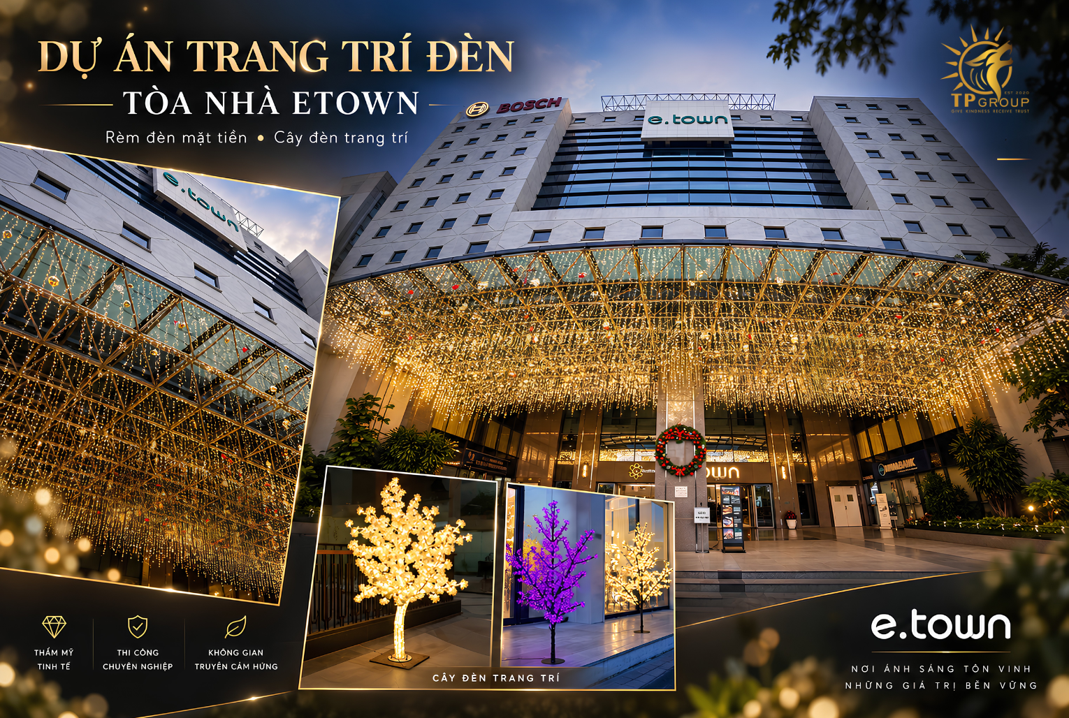 Chiếu Sáng Cảnh Quan Resort M Village Living