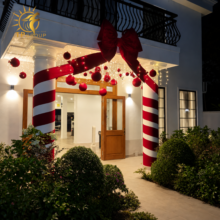 Dự Án Trang Trí Noel Biệt Thự Phú Mỹ Hưng 2 Trang Tri Noel Phu My Hung 2