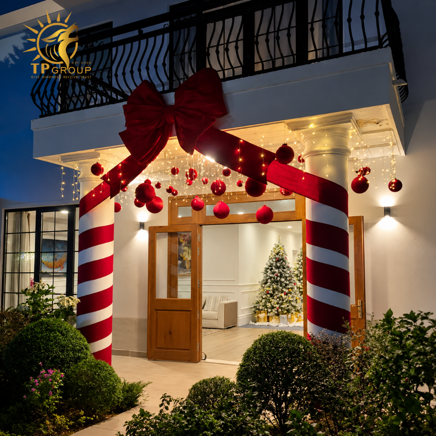 Dự Án Trang Trí Noel Biệt Thự Phú Mỹ Hưng 3 Trang Tri Noel Phu My Hung 3