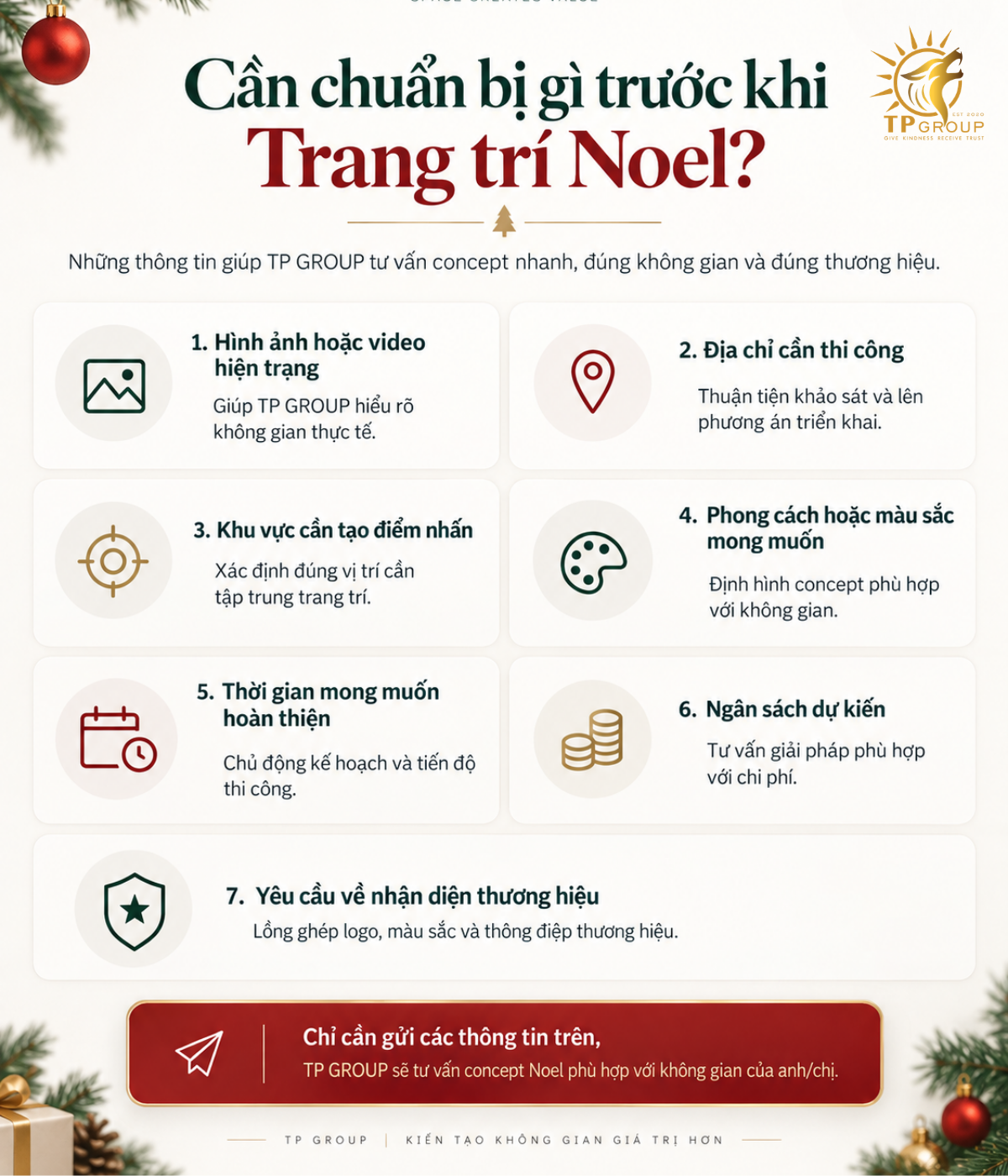 chuan bi gi truoc khi Trang tri Noel